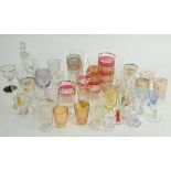 A collection of glasses