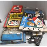 A box of vintage children's games,