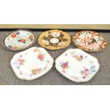 A pair of 19th century Spode pattern porcelain plates,