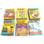 A group of period Dandy comic library magazines