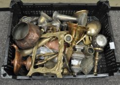 A quantity of brass ware