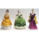 Two Doulton figures and another