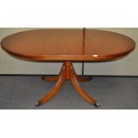 A yew dining table,