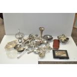 A quantity of silver plate