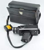 A cased Bolex cine camera