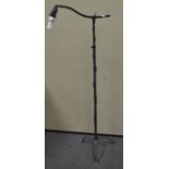 An adjustable standard lamp,