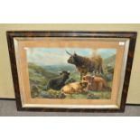 A 19th century Highland Cattle print