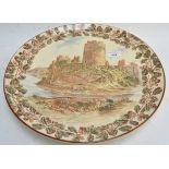 A Royal Doulton Pembroke Castle charger,