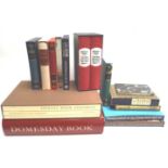 Domesday Book Studies and a small collection of Folio Society books