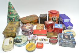 A quantity of tins