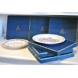 A group of six boxed Royal Worcester 'Employee long service award plates',