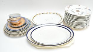 A set of plates,