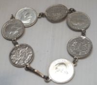 A coin bracelet