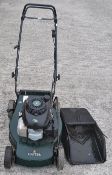 A Hayter petrol lawn mower