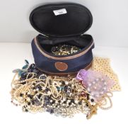 A large group of assorted costume jewellery