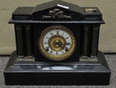 A Pediment clock