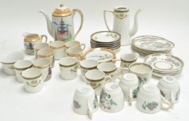 A group of Indian Tree china pieces and other ceramics