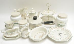 A collection of 'Eternal Beau' porcelain to include a cake stand,
