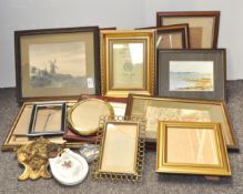 A group of assorted frames