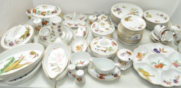 An extensive group of Royal Worcester 'Evesham' dinner ware