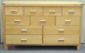 A modern sideboard with a selection of drawers