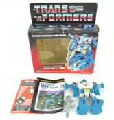 A boxed G1 transformers jump starter/top spin toy, numbered S932/5725 Asst, 18cm high, 17cm wide 5.