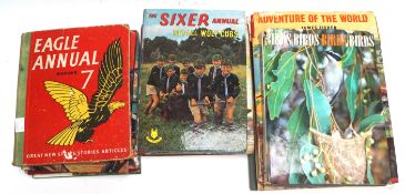 A small collection of children's books and Annuals,