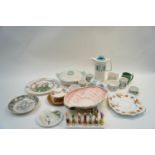 Assorted ceramics including Sylvac,