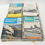 A collection of Trains Illustrated and other railway magazines from the 1960's
