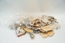 A large collection of loose cigarette cards (many 'Turf')