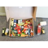 A group of toy cars, to include Dinky,