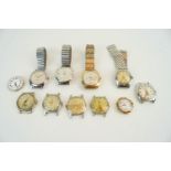 A selection of assorted watches