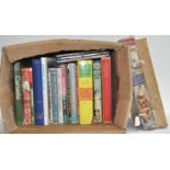 A box of books to include Modern Wonders for Boys,