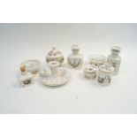 A collection of 19th century and later Continental porcelain items,