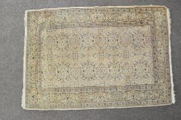 A middle eastern style rug