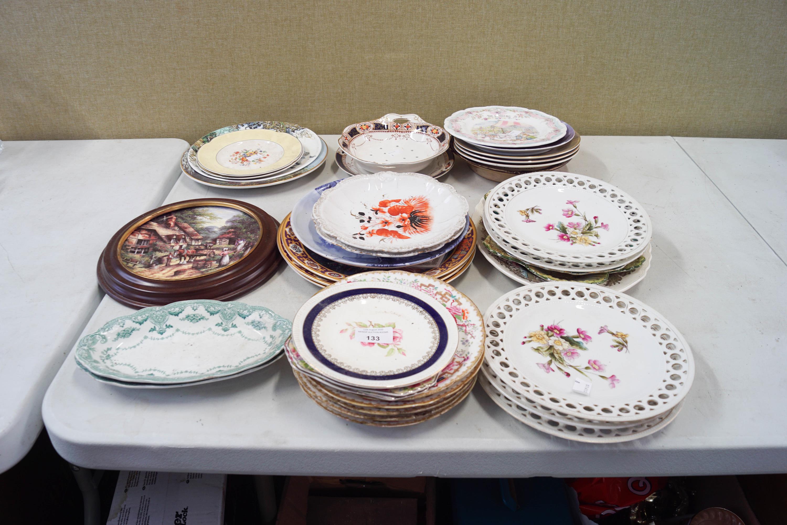 A collection of assorted Collector's plates