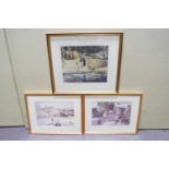 Three Russell Flint prints