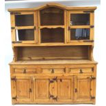 A Continental pine dresser,