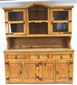 A Continental pine dresser,