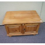 A teak cabinet,