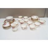 A Royal Albert 'Autumn Roses' tea set and other china