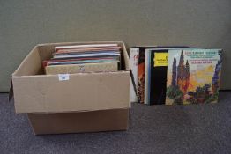A group of assorted vinyl records