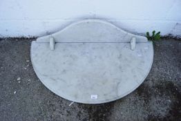 A marble wash stand top