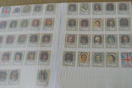 A stamp album containing assorted Royalty Stamps etc