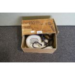 A boxed period Bakelite Supreme hair dryer