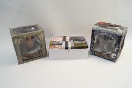 Two Lord of the Rings figures, boxed,