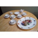 A Minton 'Spring Bouquet' tea set and other items