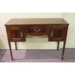 A mahogany sideboard,