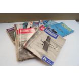 A collection of vintage Aeronautical Magazines and Programmes
