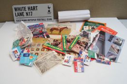 A collection of mainly sporting ephemera,